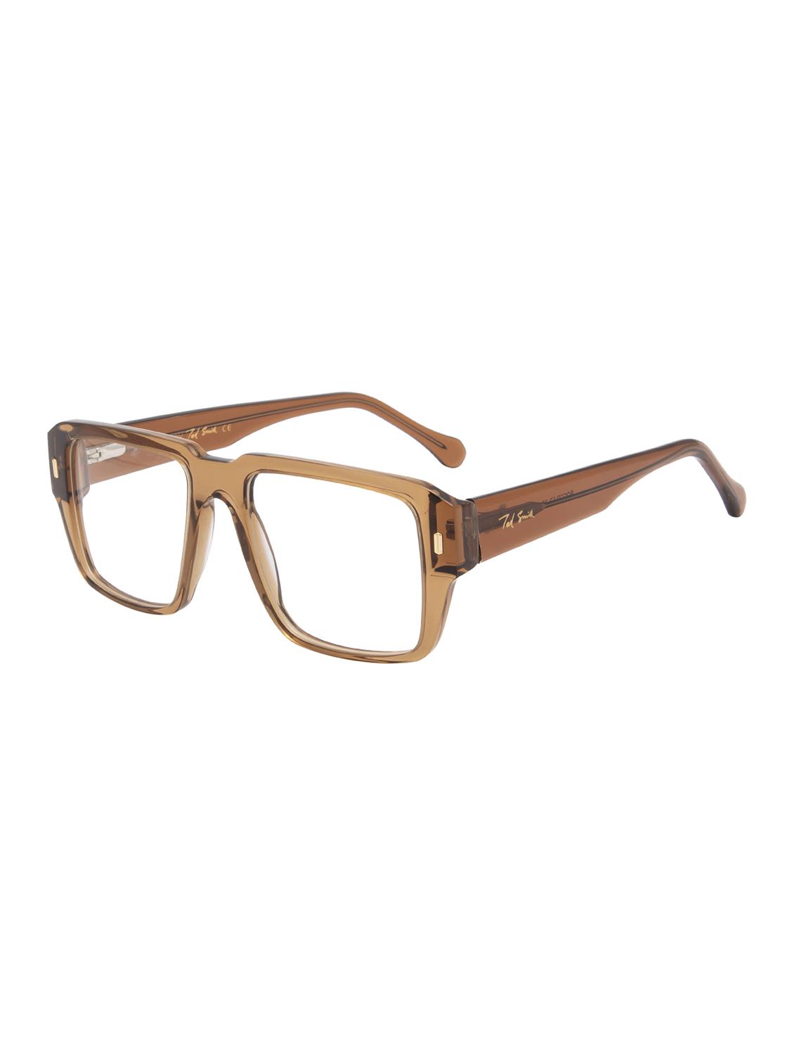 ted smith brown aviator premium italian acetate frames for unisex - 22017776 - Standard Image - 2