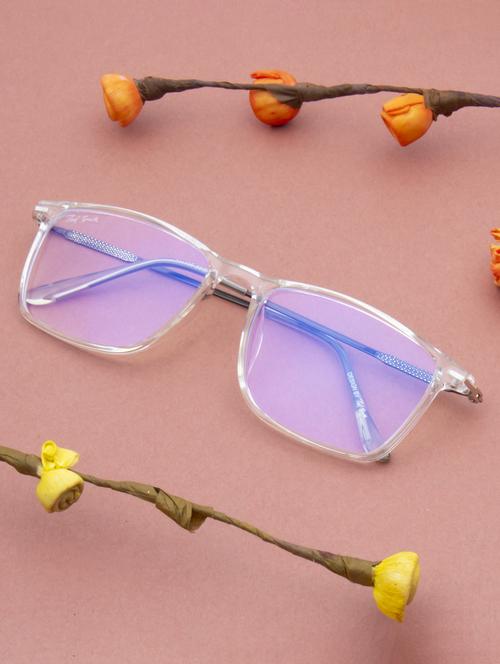 ted smith rectangle spectacles frames for men & women - 22017789 -  Standard Image - 0