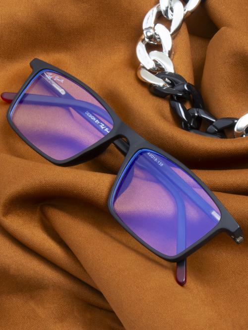 ted smith rectangle spectacles frames for men & women - 22017821 -  Standard Image - 0