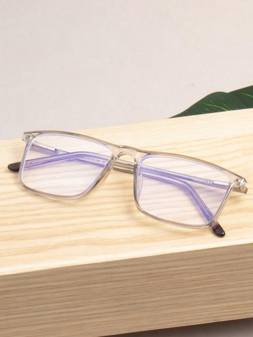 ted smith rectangle spectacles frames for men & women - 22017824 - Standard Image - 0