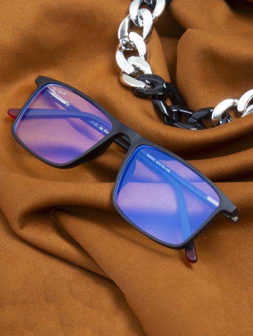 ted smith rectangle spectacles frames for men & women - 22017825 -  Standard Image - 0