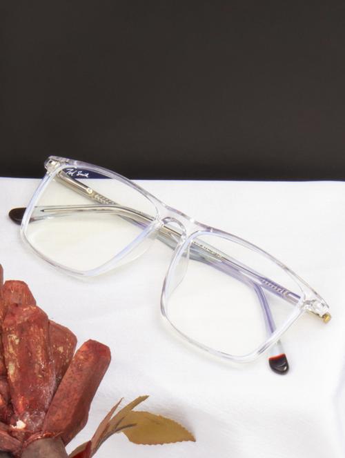 ted smith rectangle spectacles frames for men & women - 22017826 -  Standard Image - 0