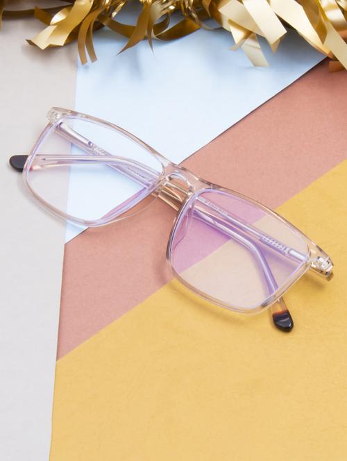 ted smith rectangle spectacles frames for men & women - 22017827 - Standard Image - 0