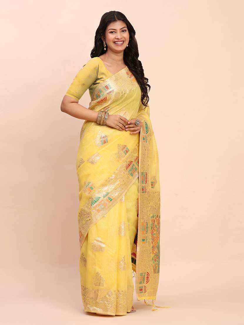 women self design bordered saree with blouse - 22018480 -  Standard Image - 2