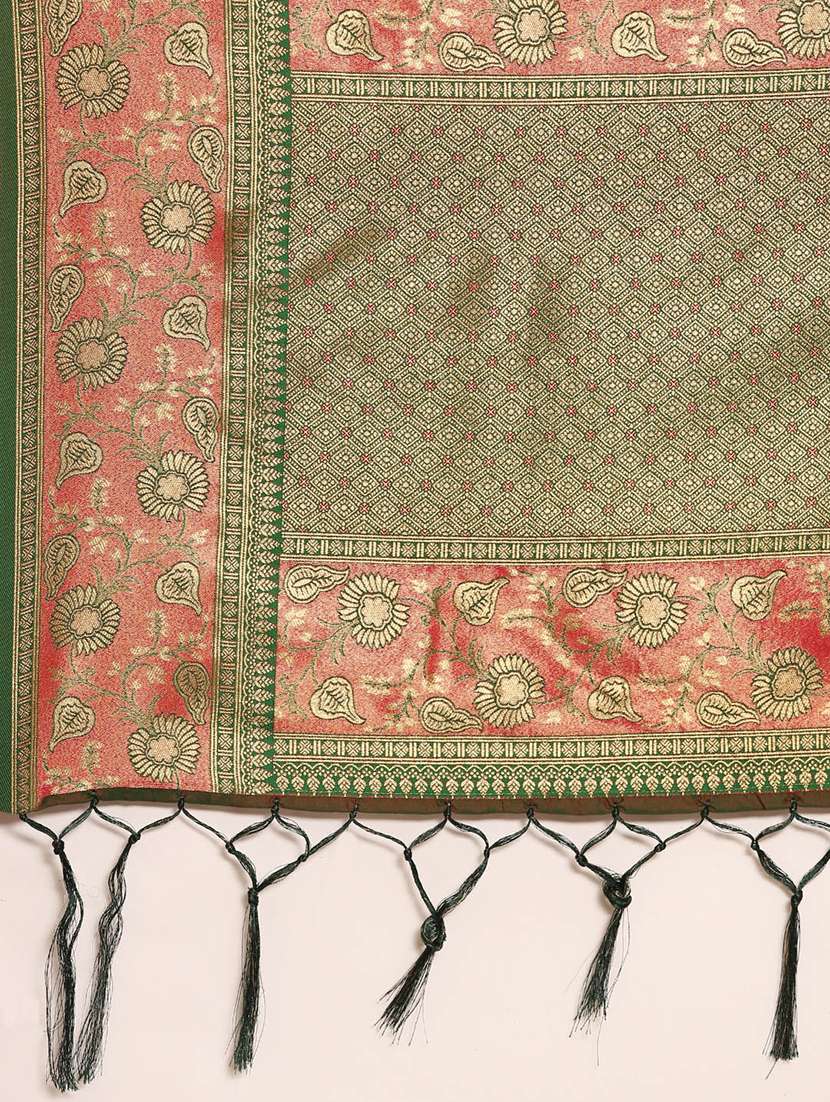 women self design banarasi saree with blouse - 22018545 - Standard Image - 7