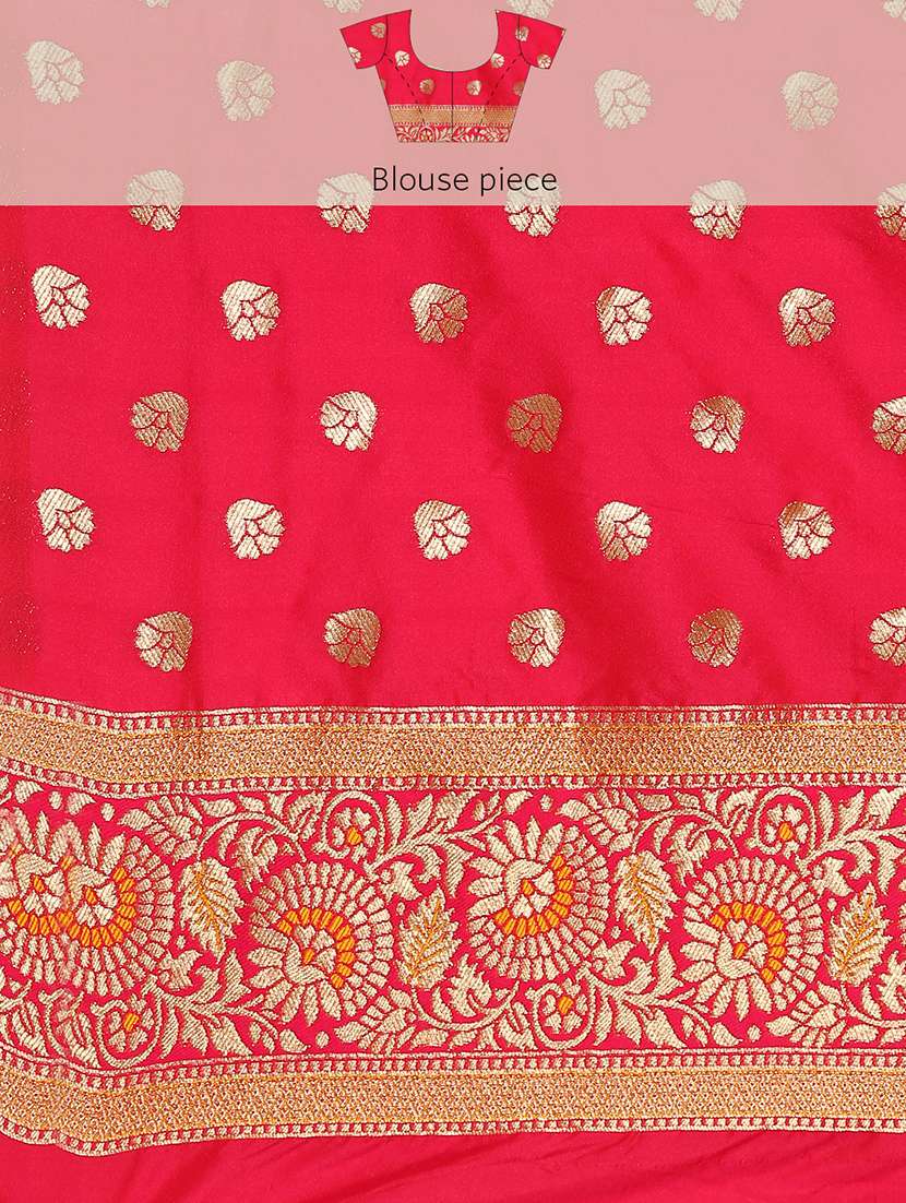 women self design banarasi saree with blouse - 22018547 - Standard Image - 7