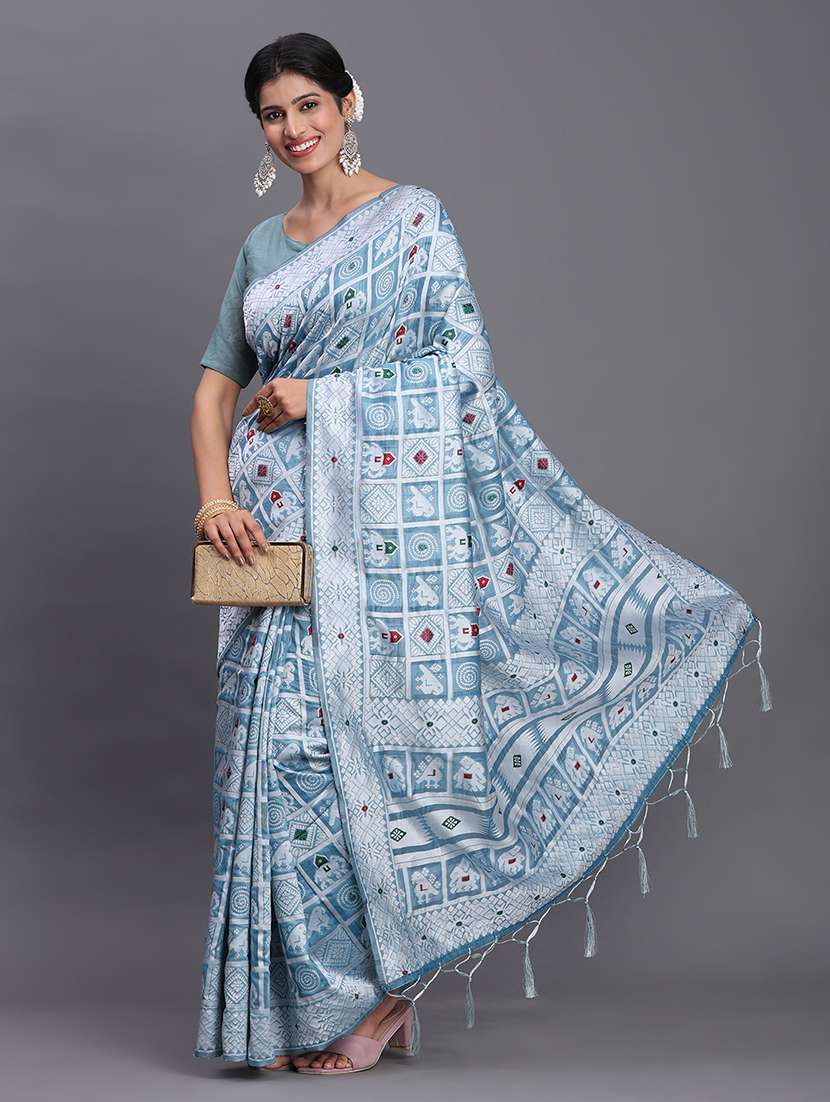 women self design bordered saree with blouse - 22018592 -  Standard Image - 2