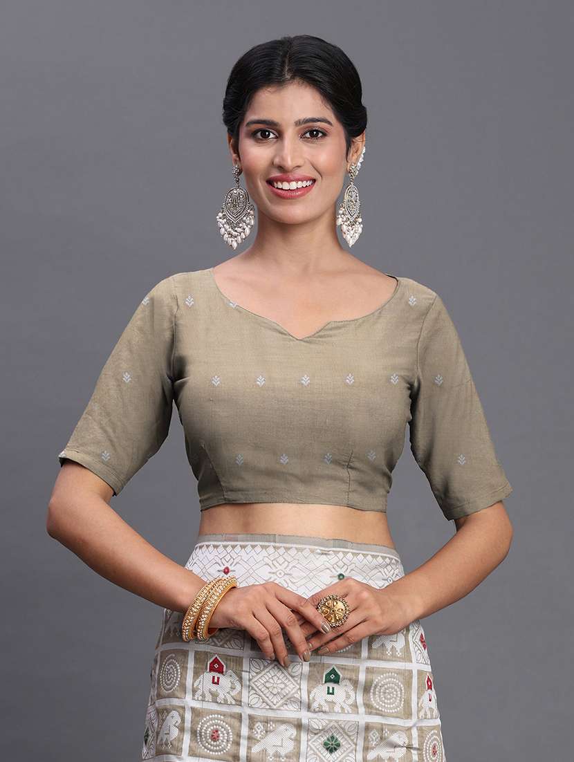 women self design bordered saree with blouse - 22018593 -  Standard Image - 2