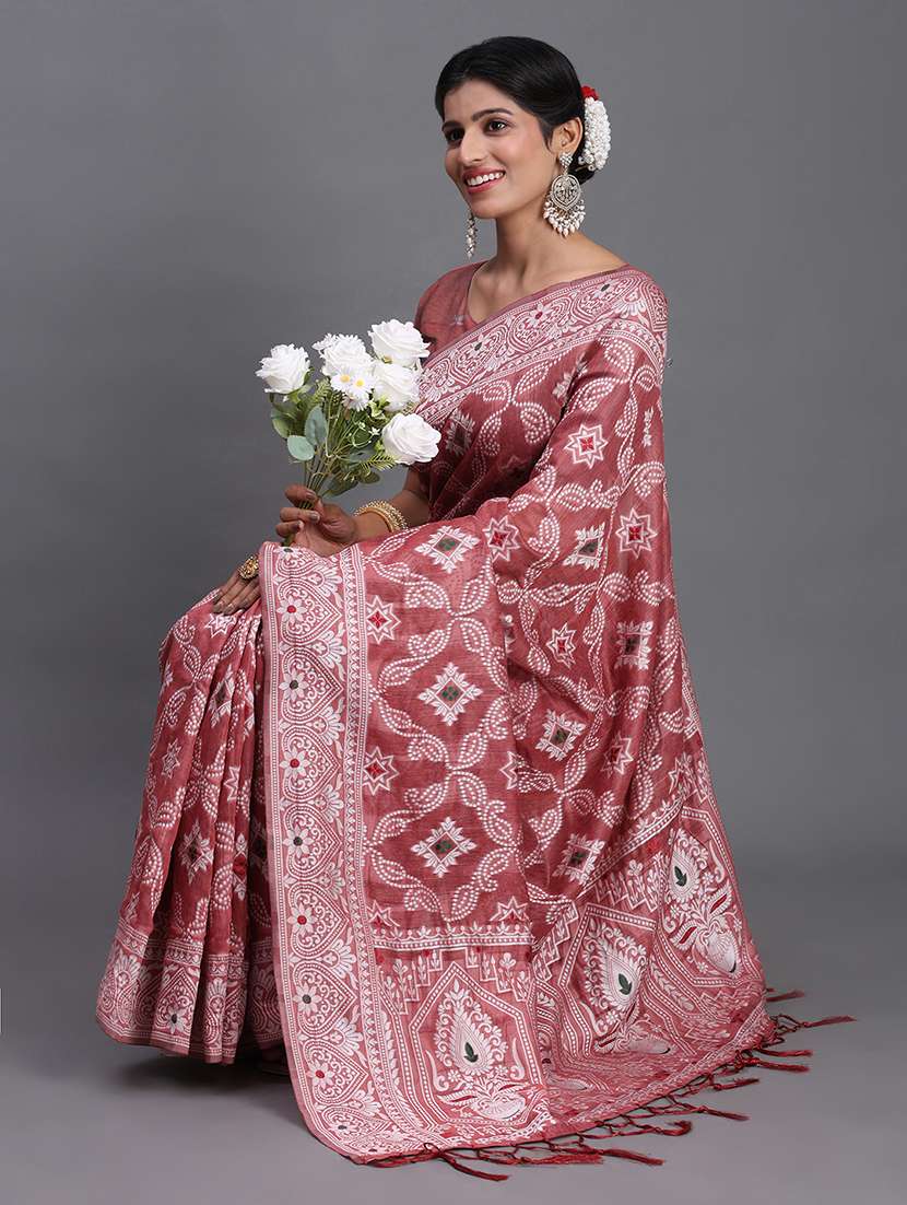 women self design bordered saree with blouse - 22018594 -  Standard Image - 2