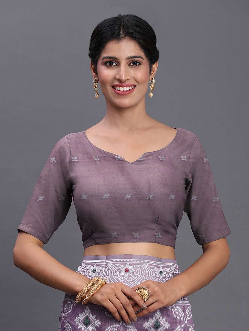 women self design bordered saree with blouse - 22018595 -  Standard Image - 7