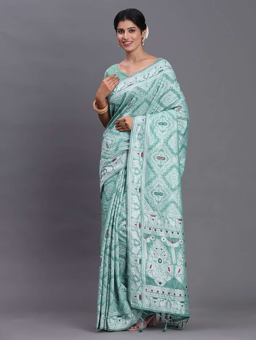 women self design bordered saree with blouse - 22018596 -  Standard Image - 2