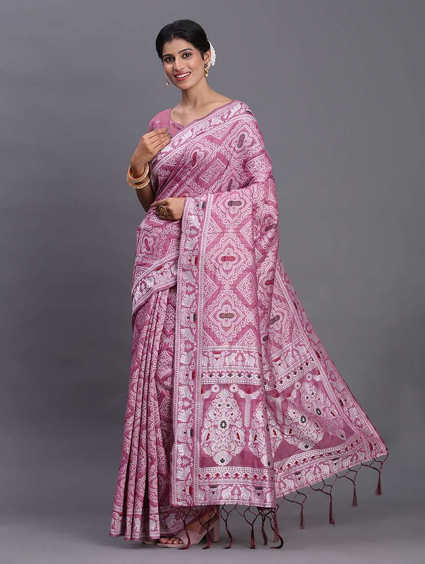 women self design bordered saree with blouse - 22018597 -  Standard Image - 2