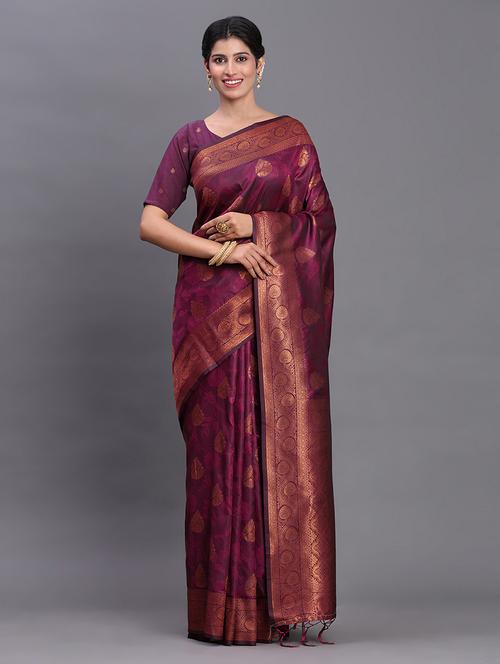 women self design banarasi saree with blouse - 22018600 -  Standard Image - 0