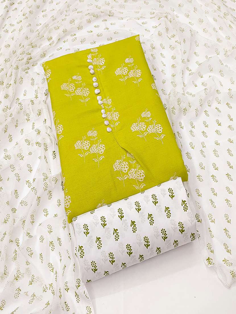 women solid with work embroidered unstitched suit set - 22018702 -  Standard Image - 2