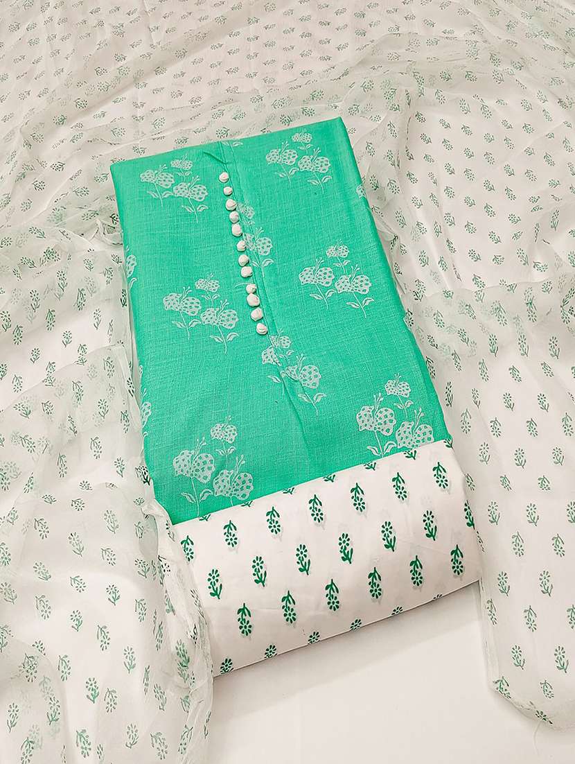 women floral printed unstitched suit set - 22018703 -  Standard Image - 2