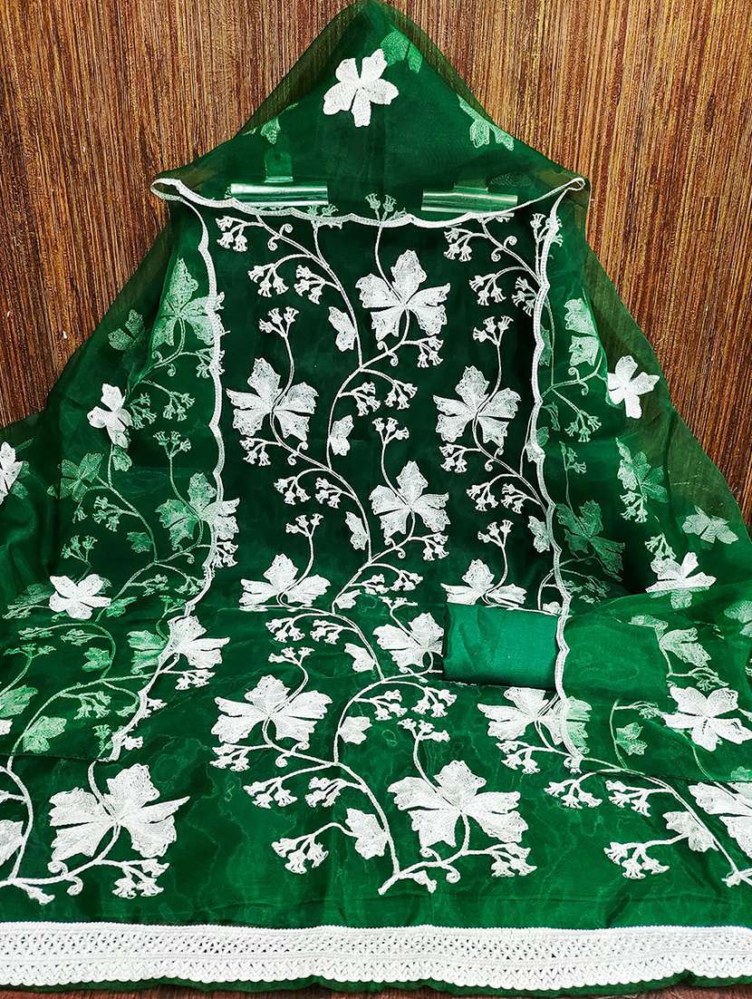 women floral embroidered unstitched suit set - 22018718 -  Standard Image - 2