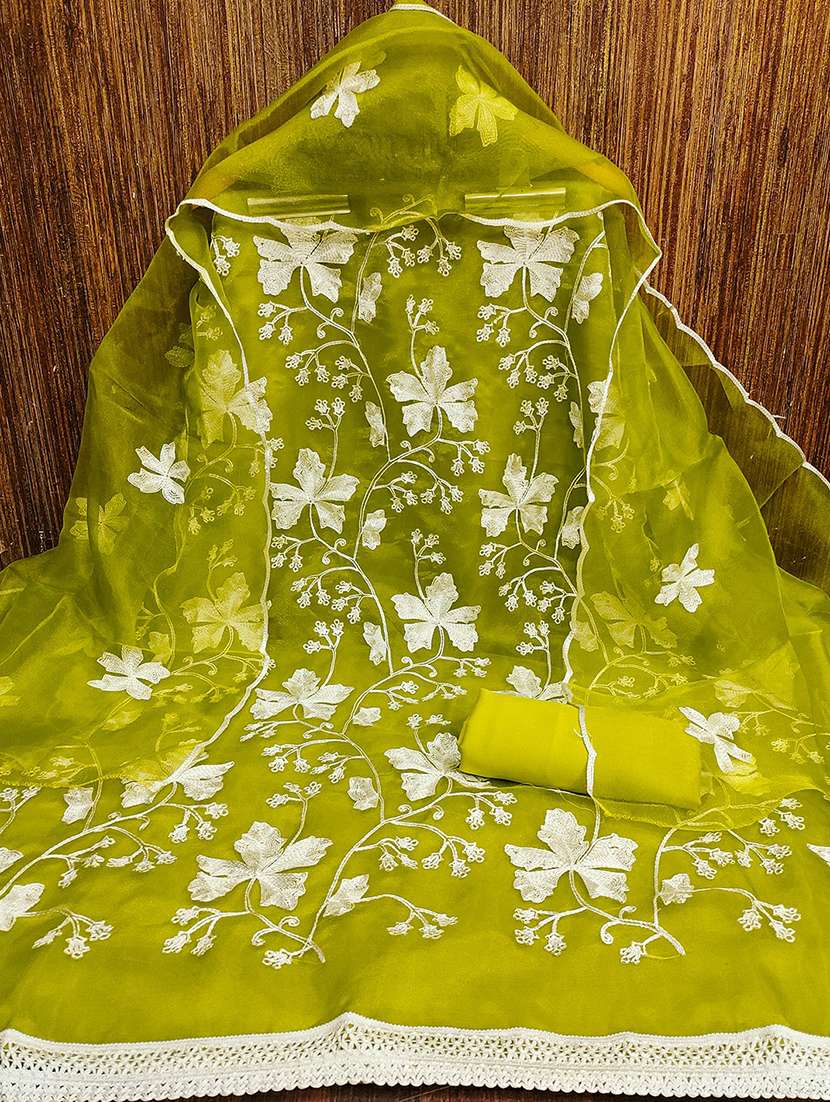 women floral embroidered unstitched suit set - 22018719 -  Standard Image - 2