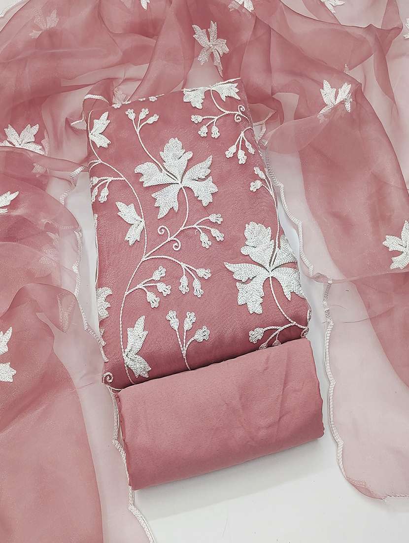 Women Floral Embroidered Unstitched Suit Set - 22018724 -  Standard Image - 2