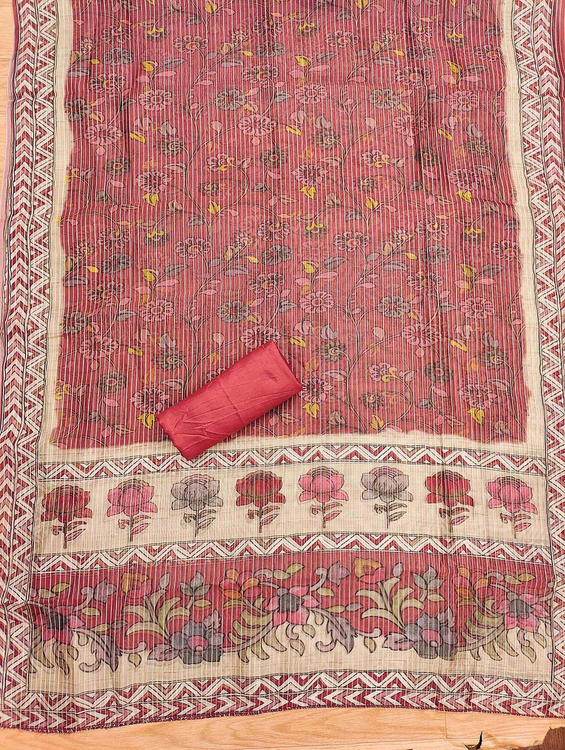 women solid with work embroidered unstitched suit set - 22018798 -  Standard Image - 2