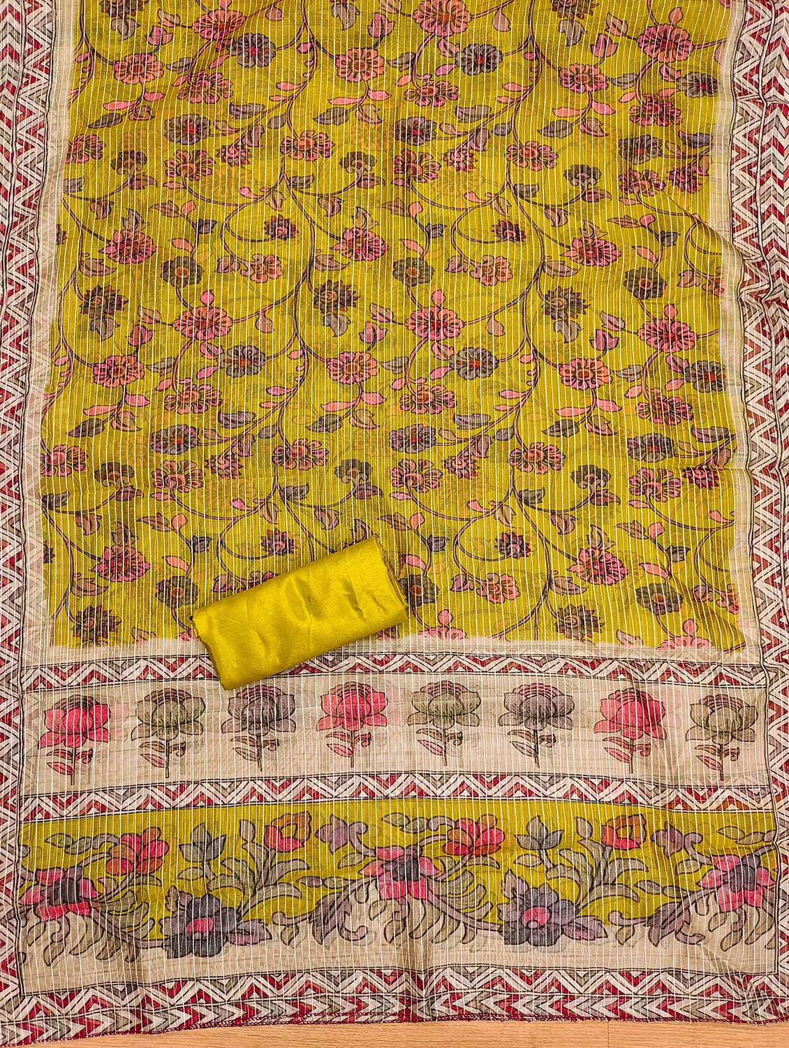 women solid with work embroidered unstitched suit set - 22018800 -  Standard Image - 2