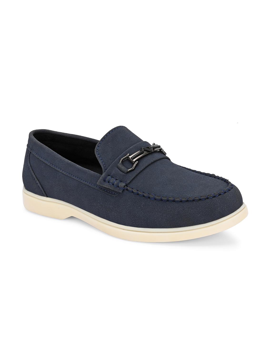 men blue slip on horsebit loafer - 22018929 - Standard Image - 2