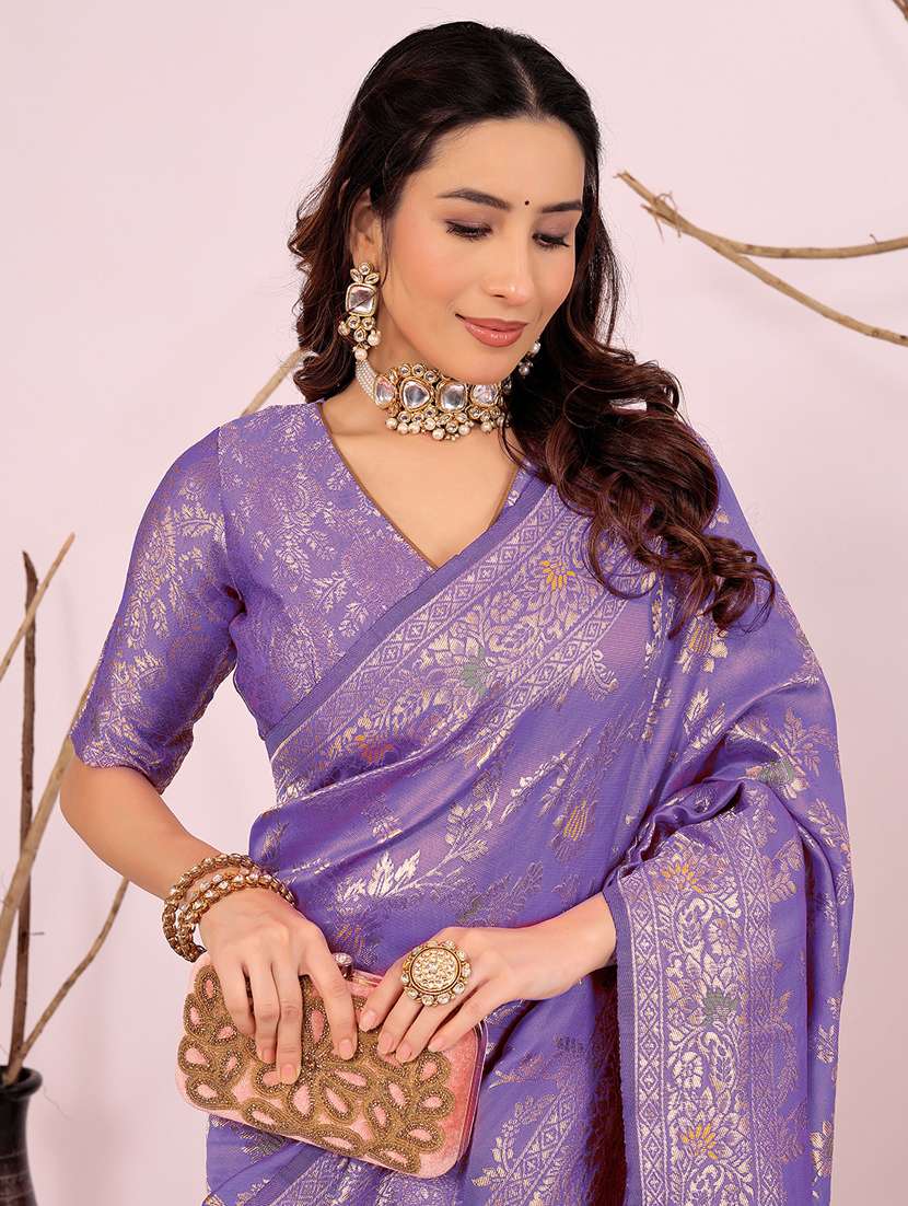 women self design banarasi saree with blouse - 22018977 - Standard Image - 2
