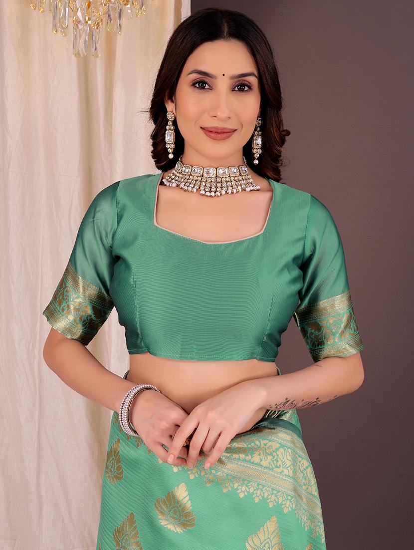 women self design banarasi saree with blouse - 22018999 - Standard Image - 2