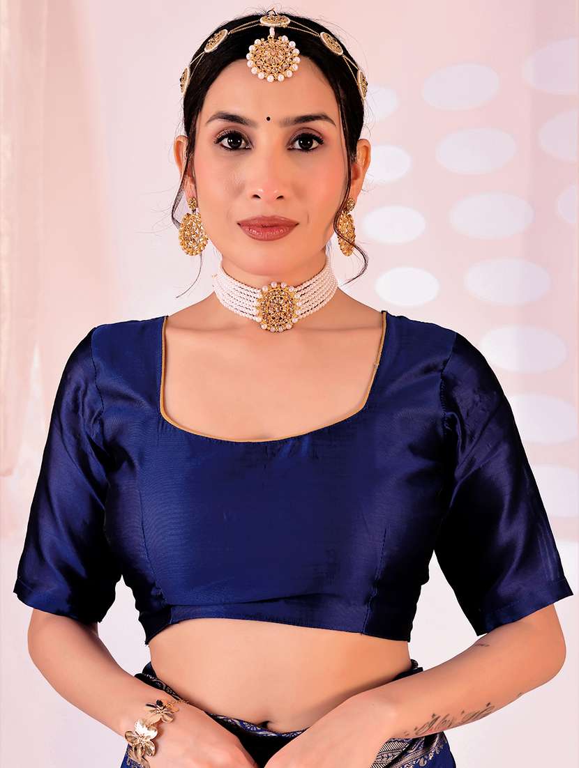 women self design banarasi saree with blouse - 22019034 - Standard Image - 2
