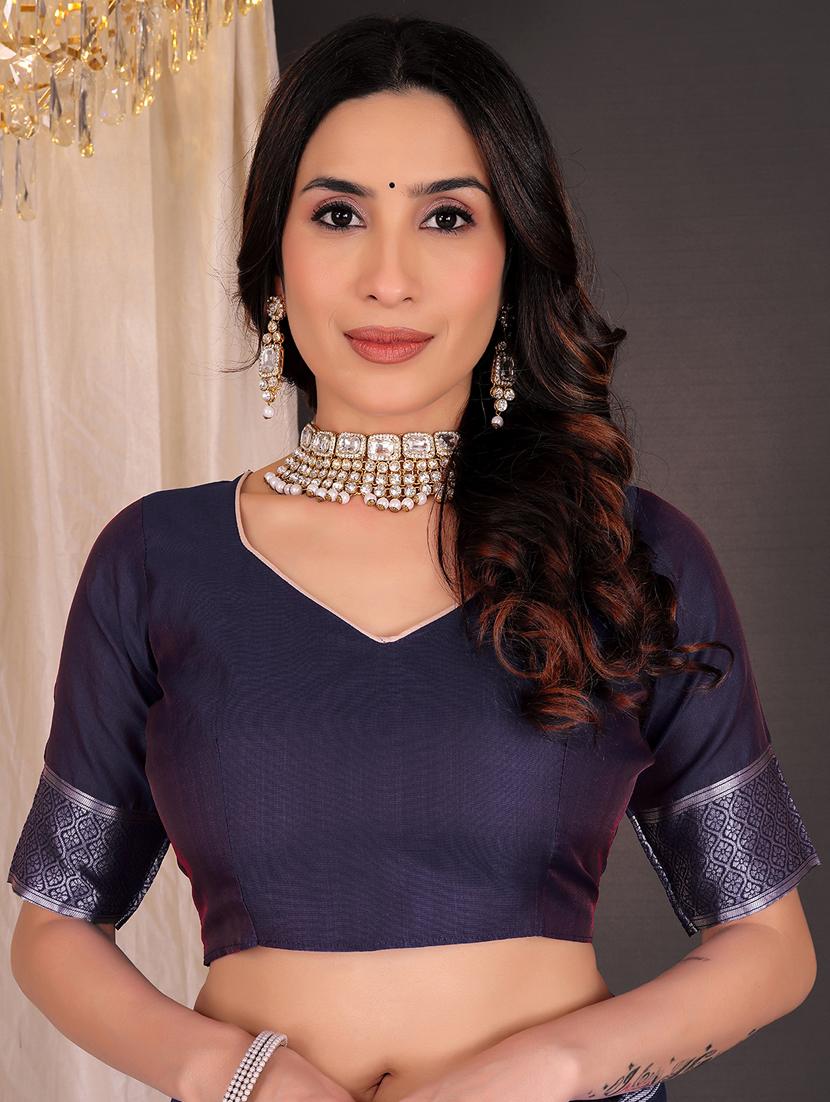 women self design banarasi saree with blouse - 22019052 - Standard Image - 2