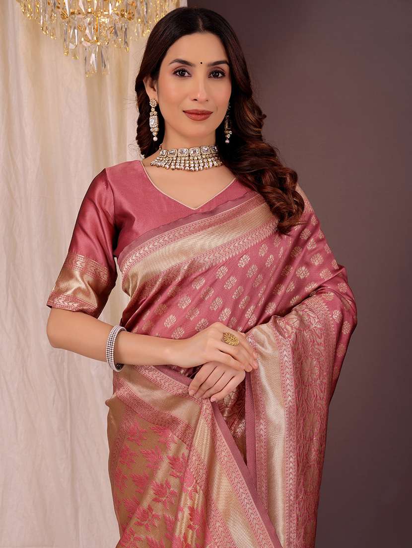 women self design banarasi saree with blouse - 22019075 -  Standard Image - 2