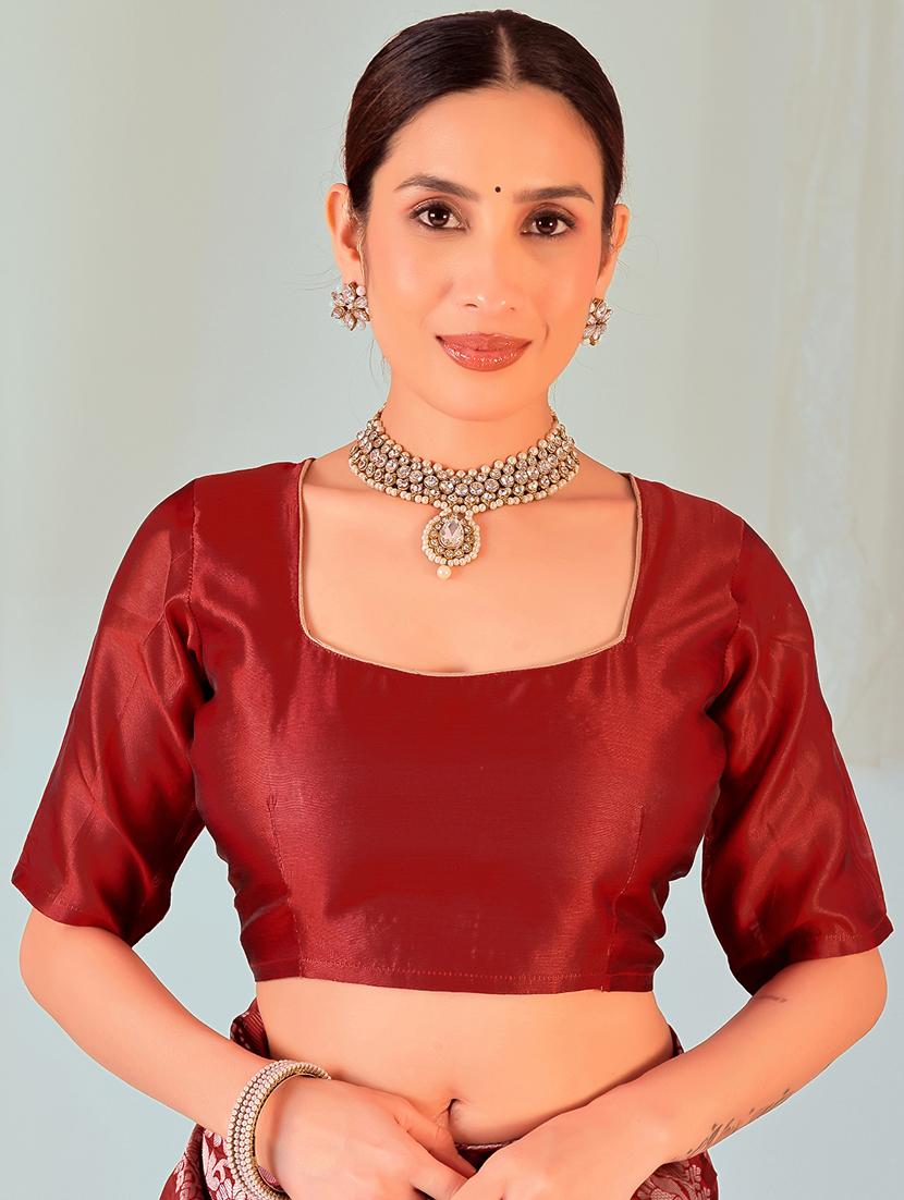 women self design banarasi saree with blouse - 22019084 - Standard Image - 2