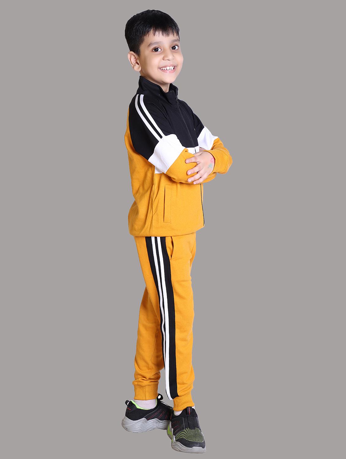 boys color blocked hooded track suit - 22019344 - Standard Image - 2