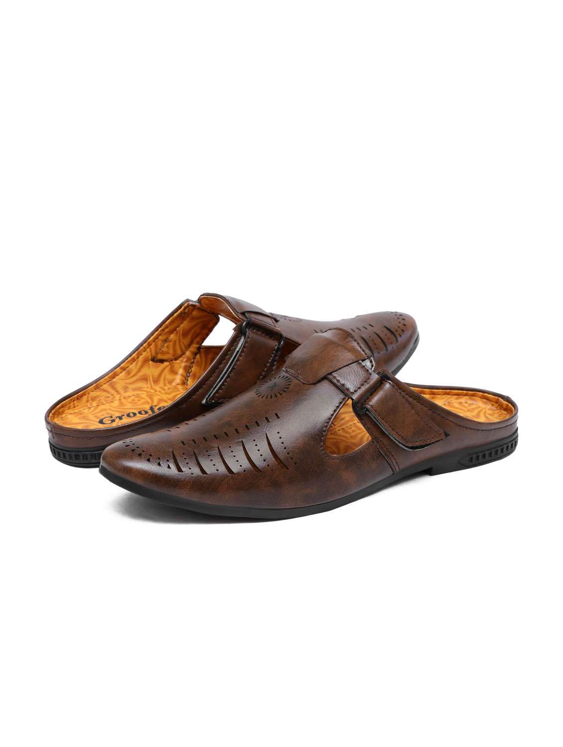 men brown slip on mule - 22019350 - Standard Image - 2