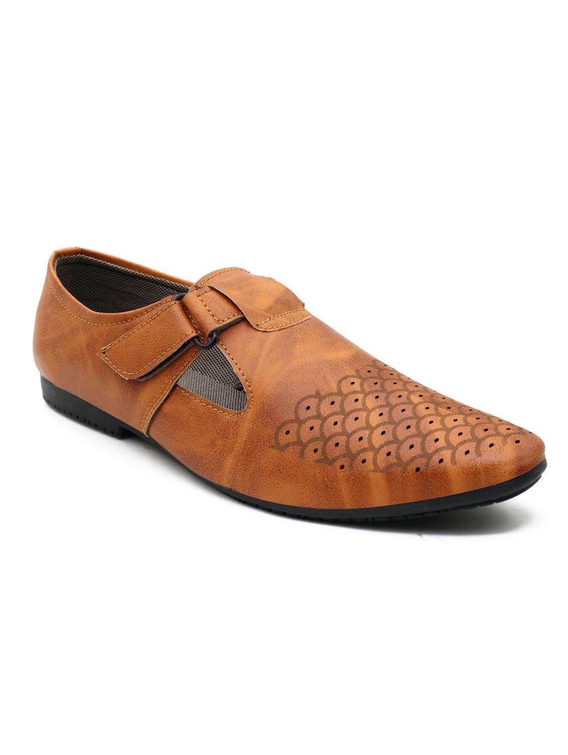 men tan strap sandal - 22019352 - Standard Image - 2