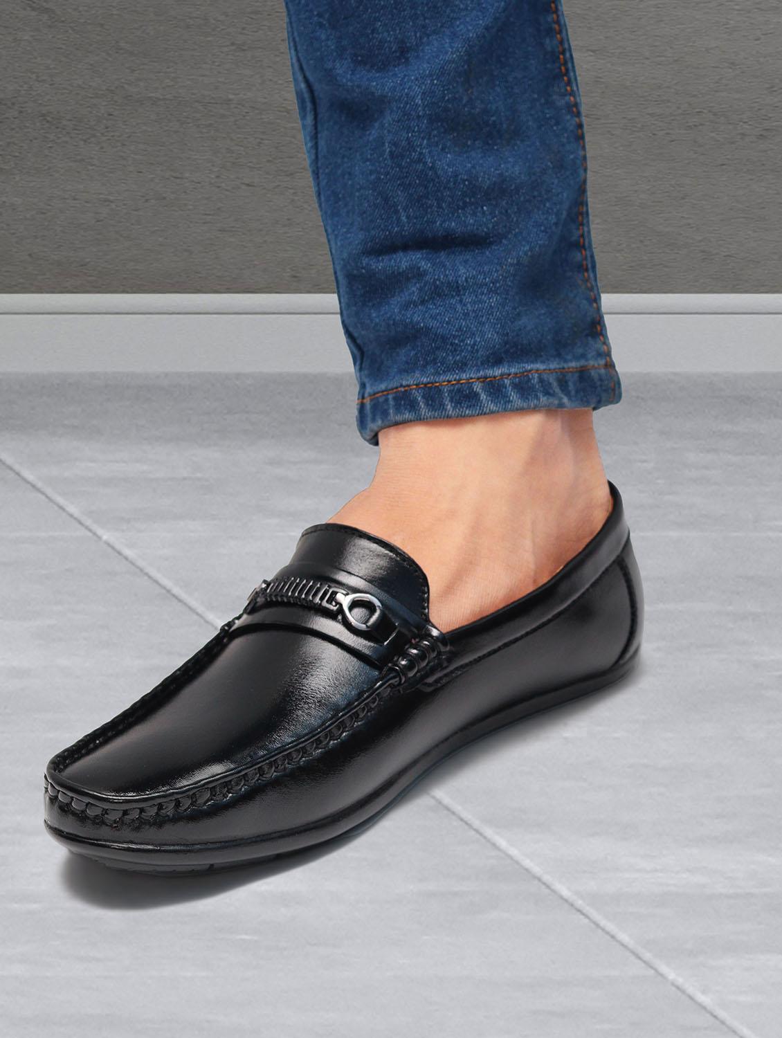men black slip on loafer - 22019355 - Standard Image - 2
