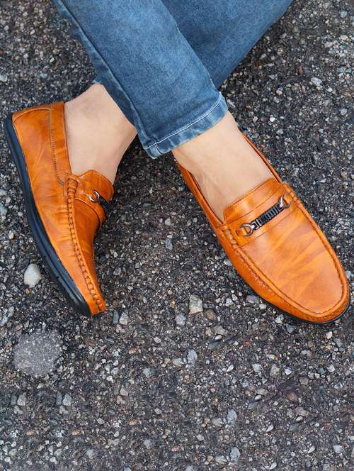 men tan slip on loafer - 22019356 - Standard Image - 0