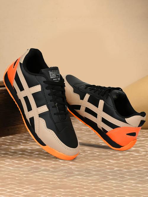men black lace up sneaker - 22019360 - Standard Image - 0