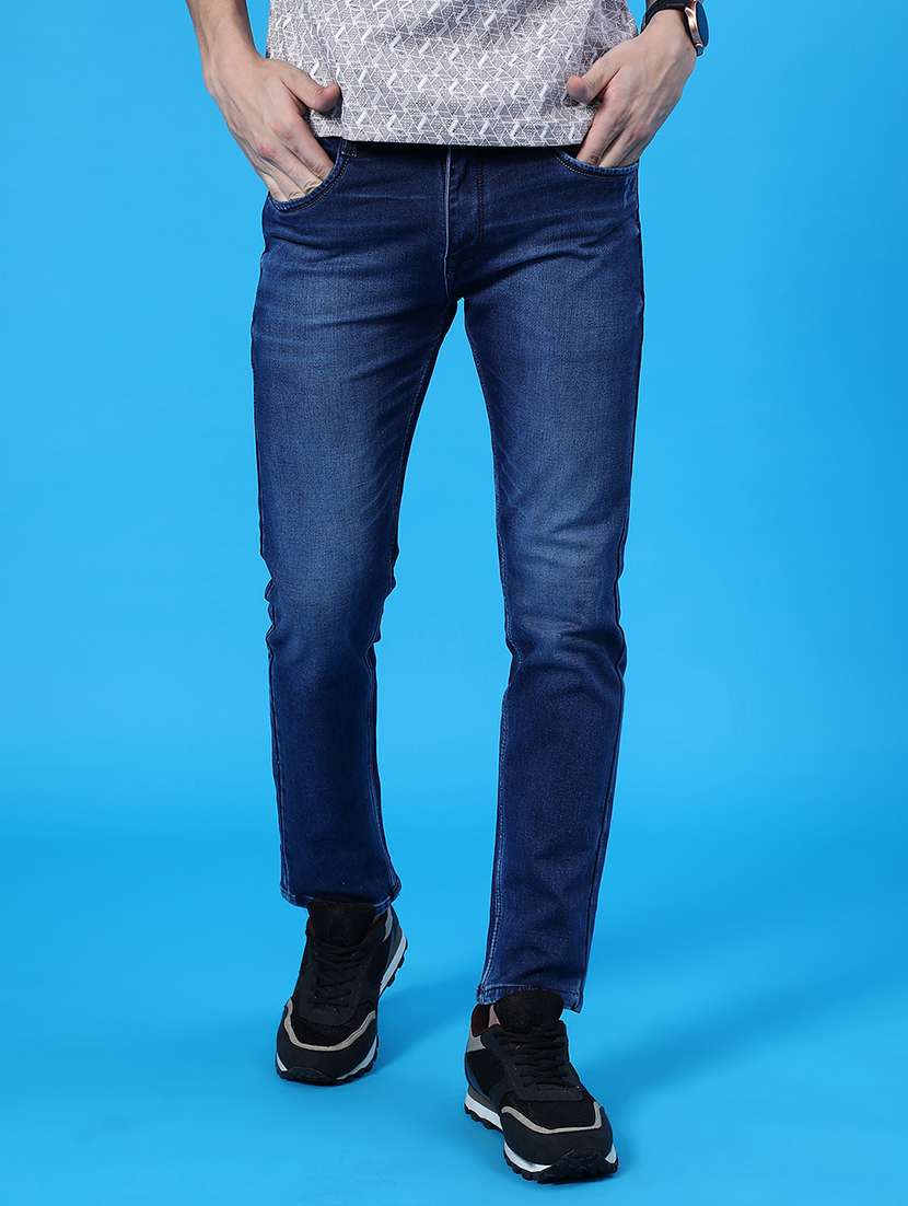 men washed mid rise full length jeans - 22019466 -  Standard Image - 2