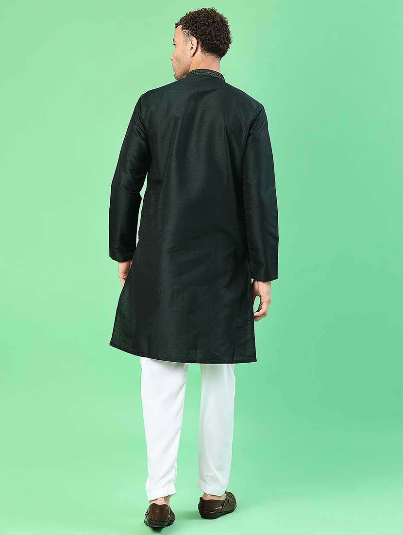 men long sleeve kurta and pyjama set - 22019546 -  Standard Image - 2
