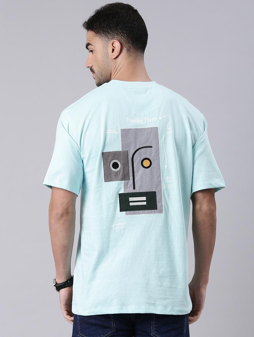 men printed short sleeves loose fit t-shirt - 22019670 - Standard Image - 2