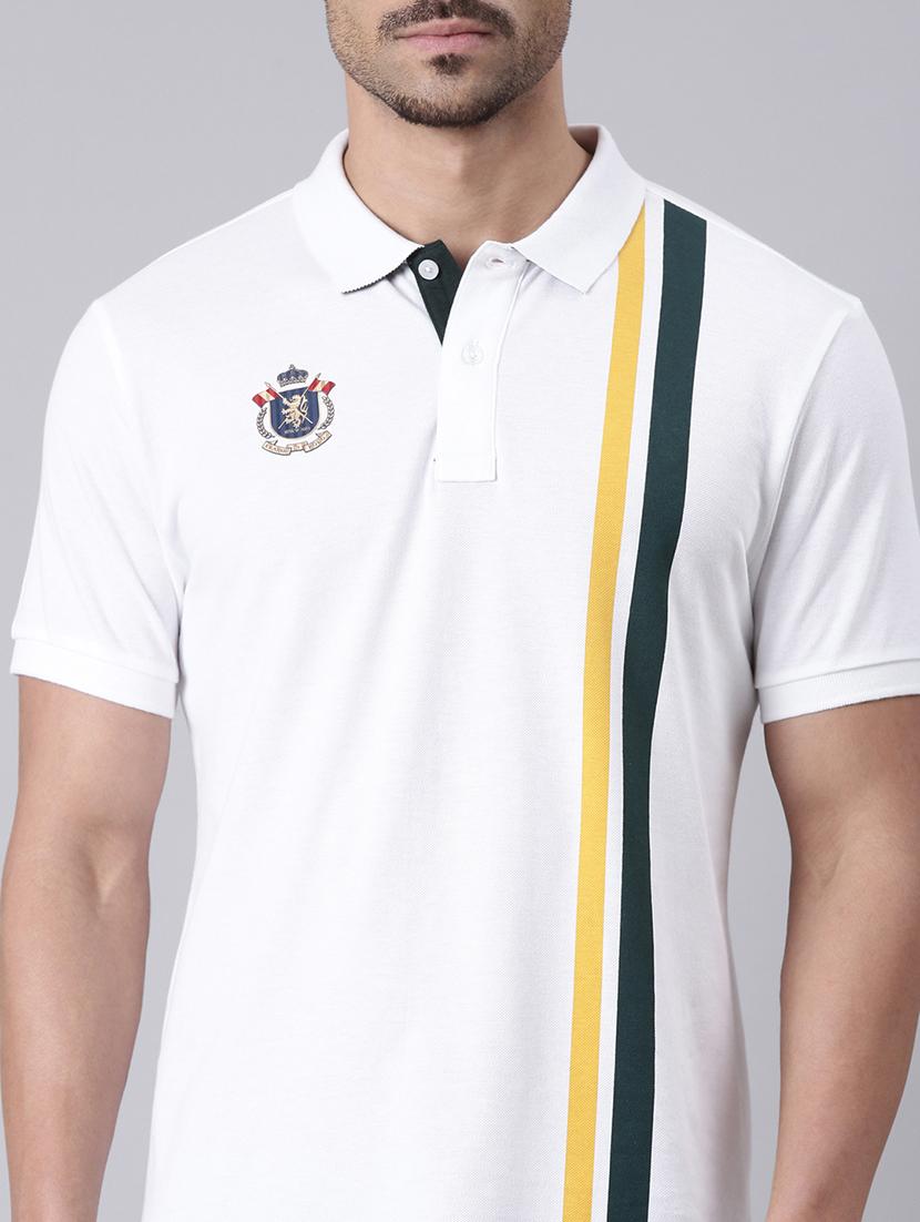 men printed short sleeve regular fit polo t-shirt - 22019672 - Standard Image - 2