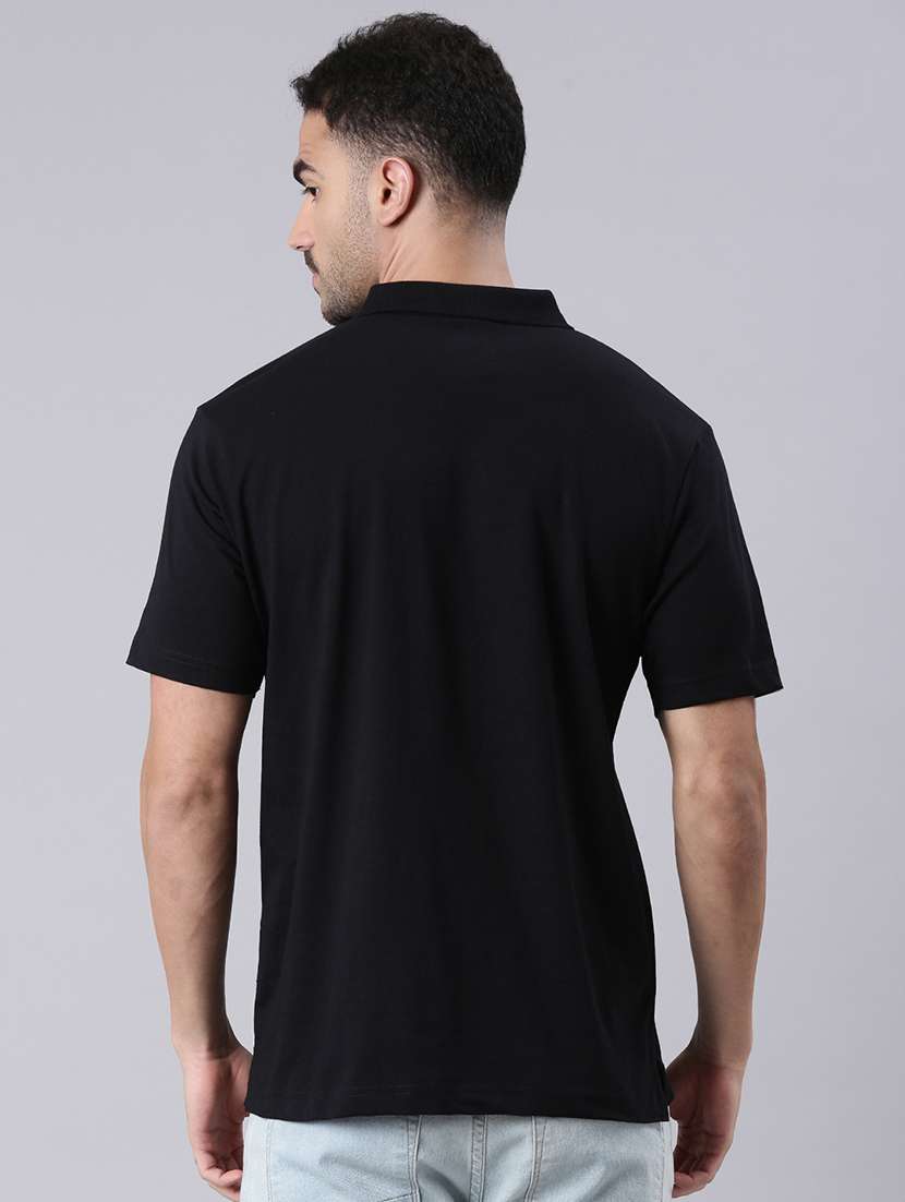 men solid short sleeve regular fit polo t-shirt - 22019675 -  Standard Image - 2