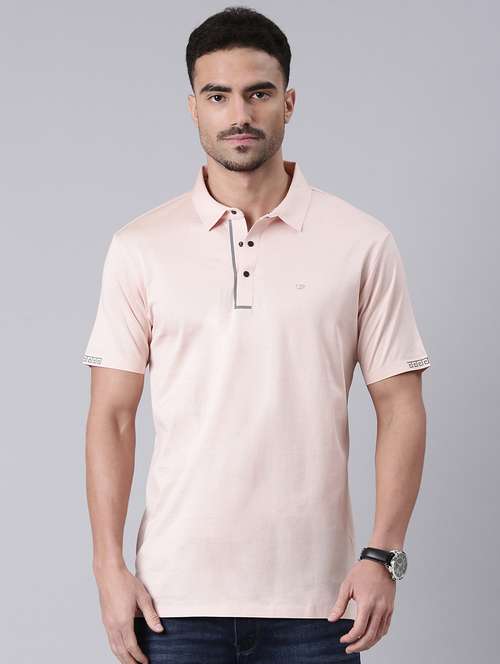 men solid short sleeve regular fit polo t-shirt - 22019686 -  Standard Image - 0