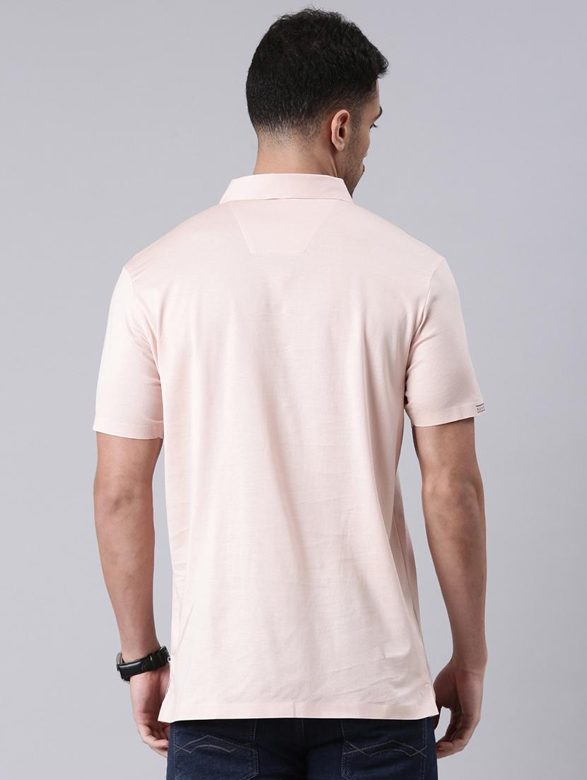 men solid short sleeve regular fit polo t-shirt - 22019686 - Standard Image - 2