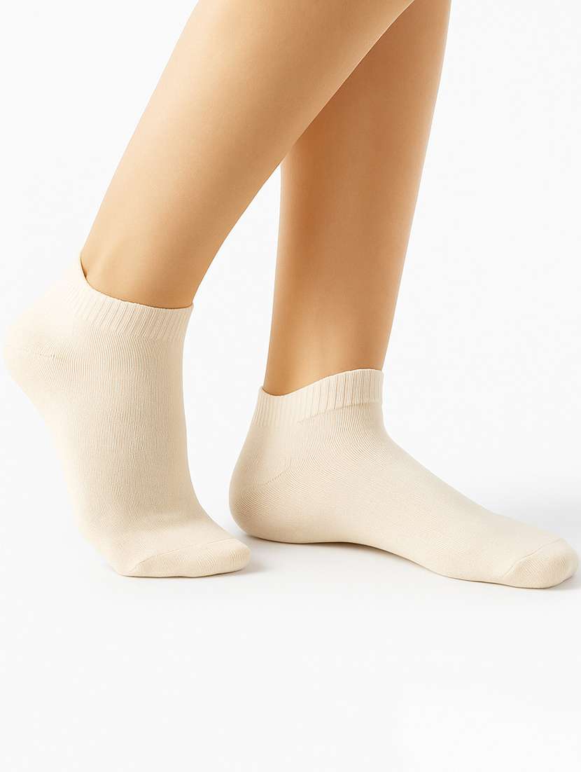women pack of 3 ankle lngth socks - 22019705 -  Standard Image - 2