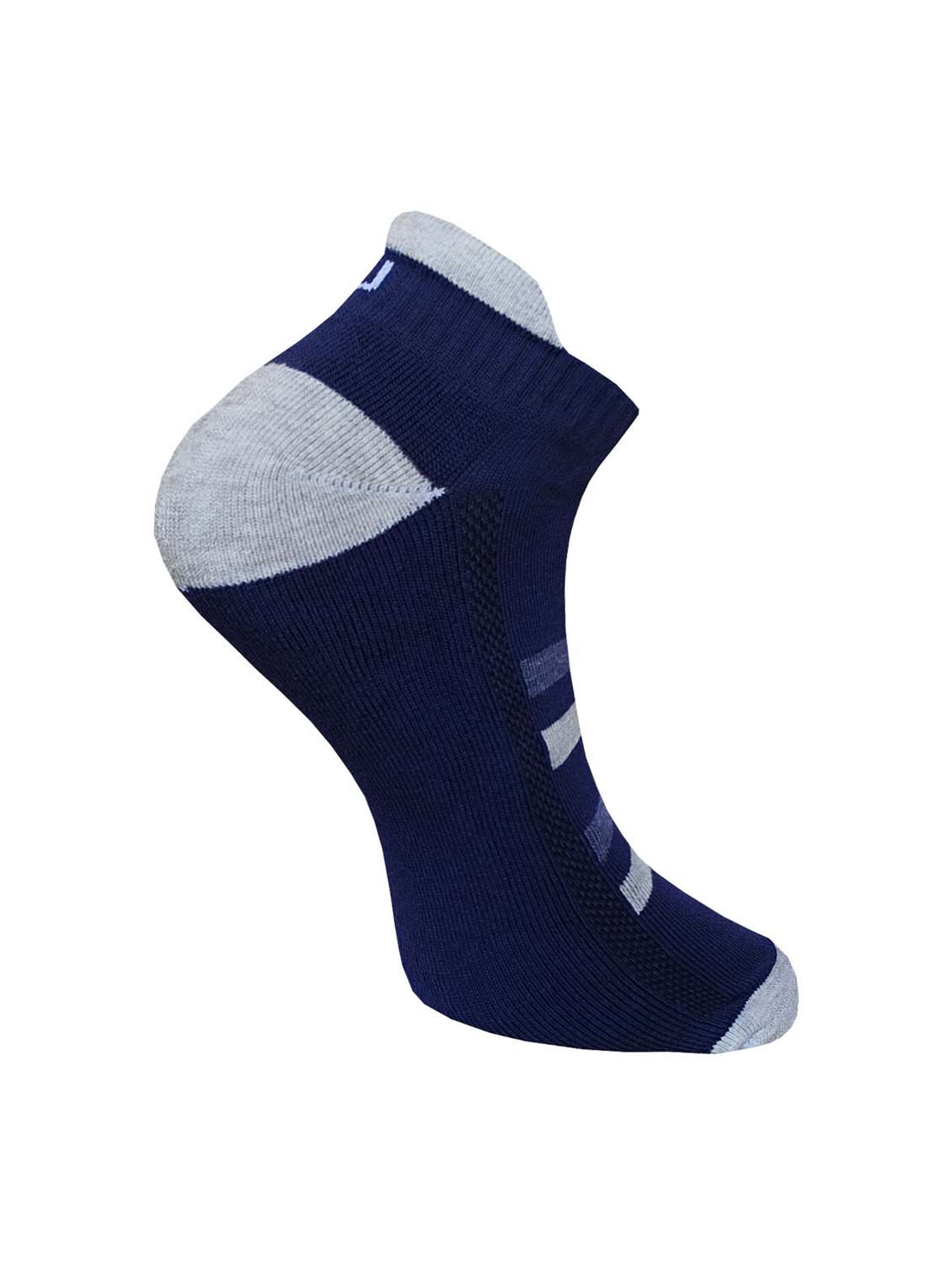  pack of 3 striped ankle length socks  - 22019738 -  Standard Image - 2