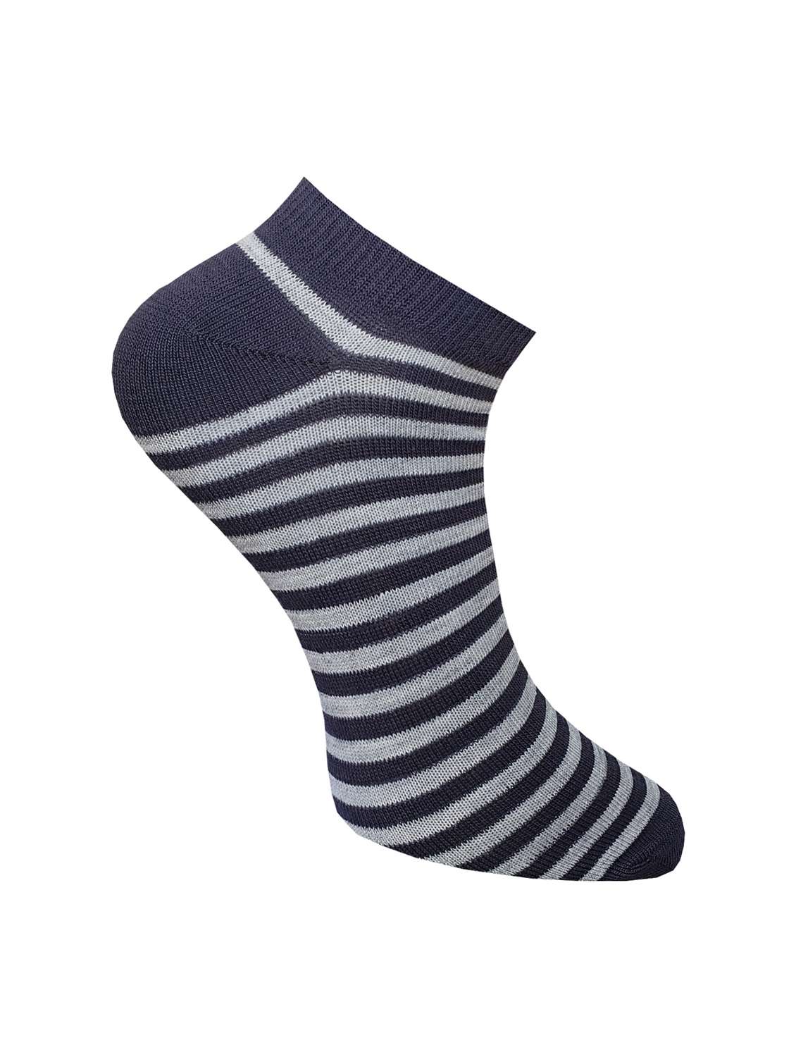  pack of 3 striped ankle length socks  - 22019743 -  Standard Image - 2
