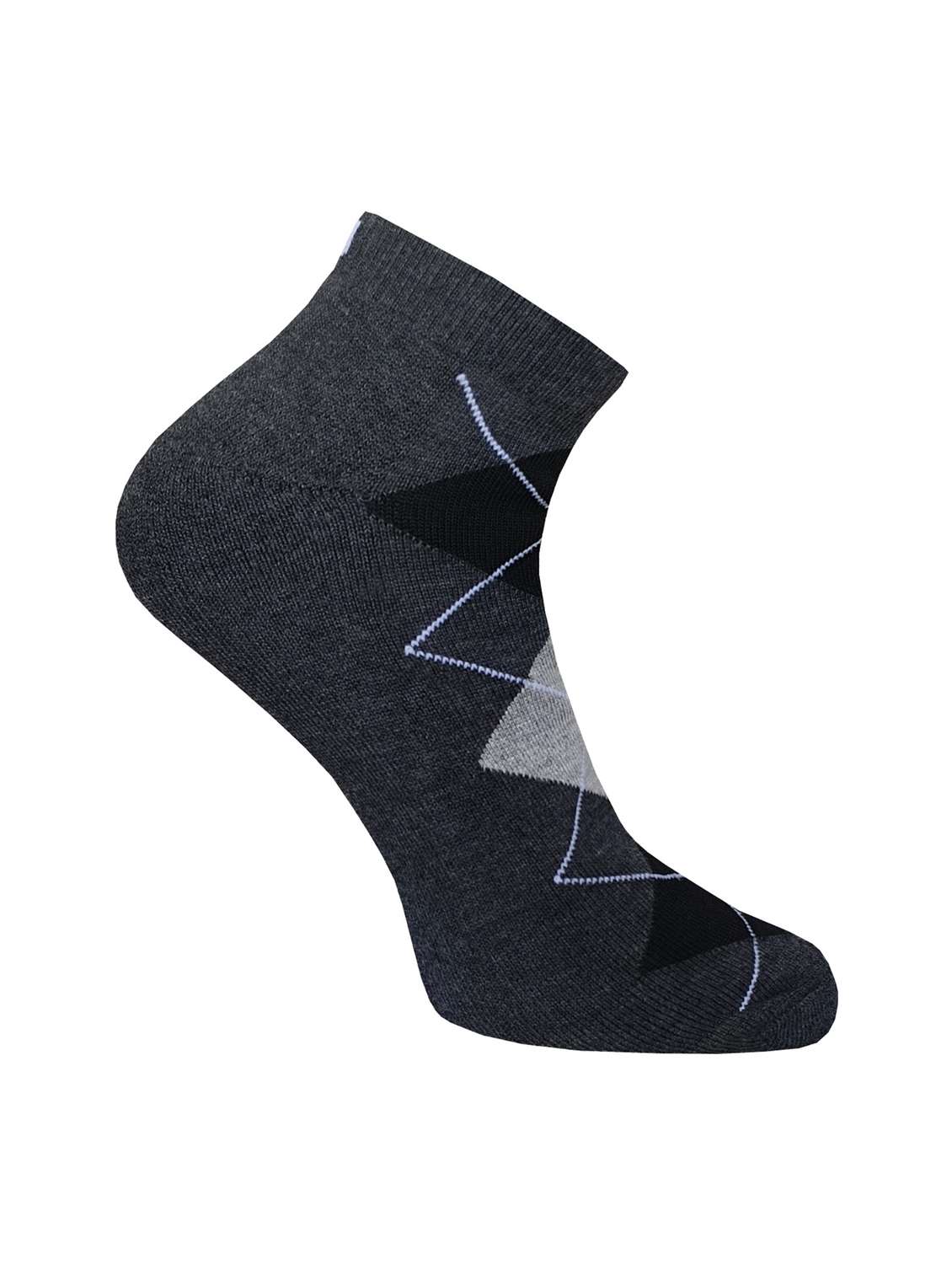  pack of 3 striped ankle length socks  - 22019747 -  Standard Image - 2