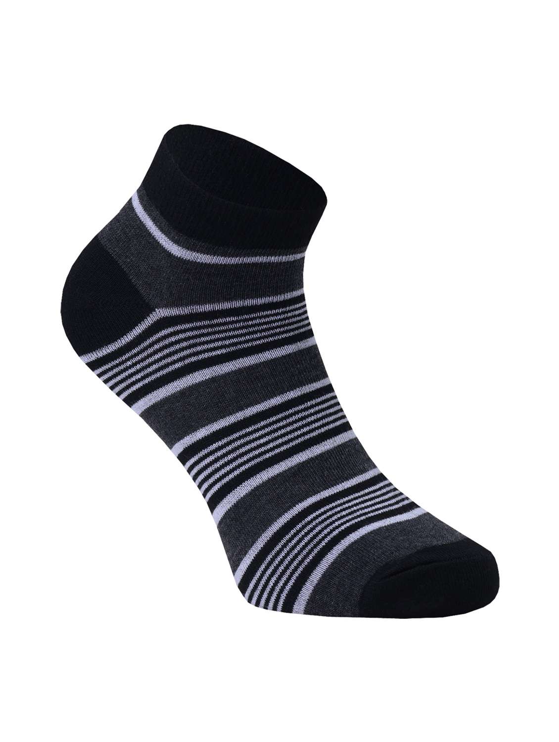  pack of 3 striped ankle length socks  - 22019750 -  Standard Image - 2