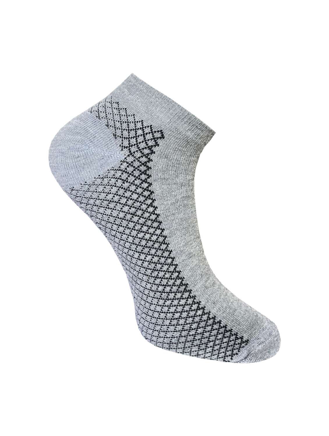 pack of 3 printed ankle length socks - 22019759 -  Standard Image - 2